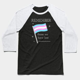 Trans Day of Remembrance Baseball T-Shirt